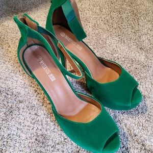 Maiersini Jesse Velvet green high heels